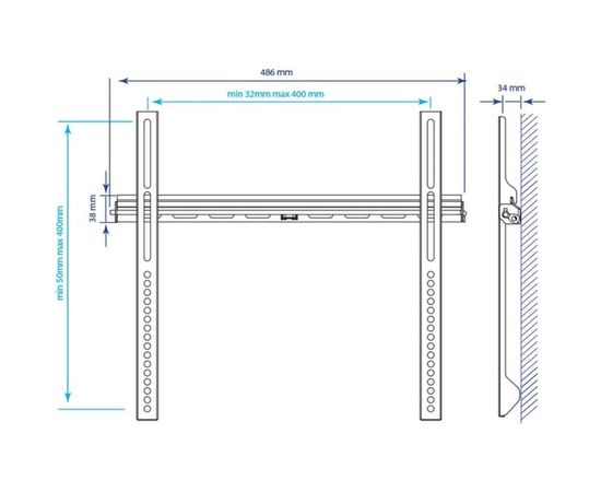 TV кронштейн Kromax VEGA 11 black 26013 – изображение 3