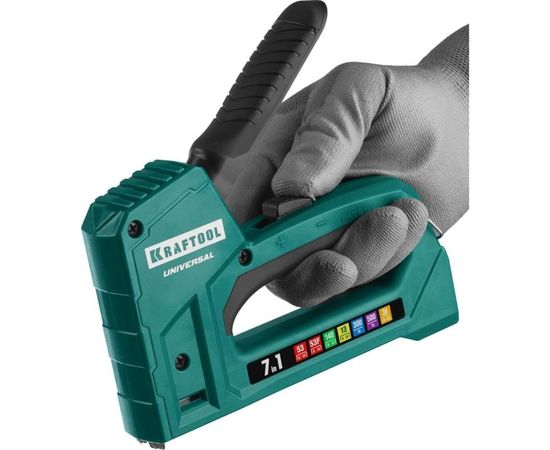 Cтеплер тип 53 (6-14мм)/140 (8-14 мм)/13/ 53F/36/500 KRAFTOOL Universal 31524 – изображение 3