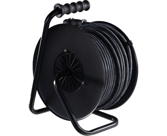 Силовой удлинитель на катушке Inforce 4 гнезда, с/з КГт 3х2,5 16A 50м IP44 09-15-04 – изображение 2