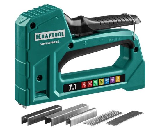 Cтеплер тип 53 (6-14мм)/140 (8-14 мм)/13/ 53F/36/500 KRAFTOOL Universal 31524 – изображение 8