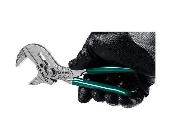 Переставные клещи KRAFTOOL 180мм, гаечный ключ 22063 – изображение 13