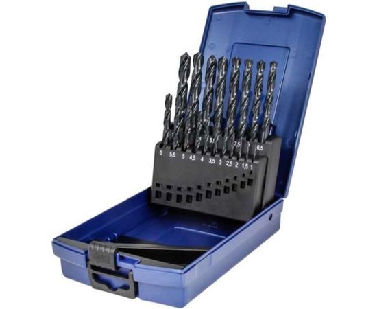 Набор сверл HSS Typ N DIN338 (19 шт; 1-10x0.5 мм) NORGAU 010031040 