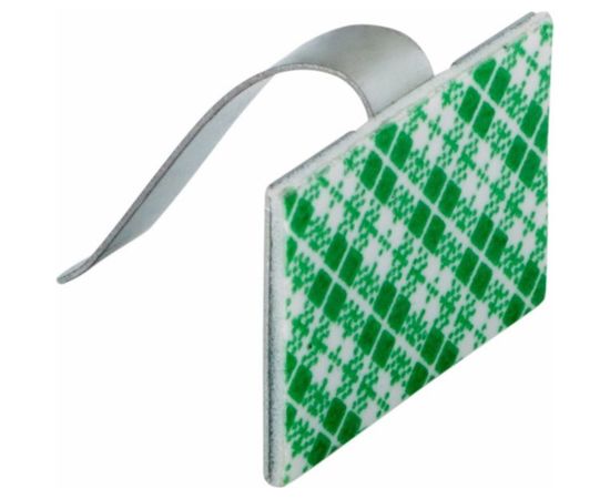 Самоклеющиеся металлические площадки REXANT с клипсой под шлейф ПКШМ 30x20 мм, упаковка 100 шт. 07-2430 