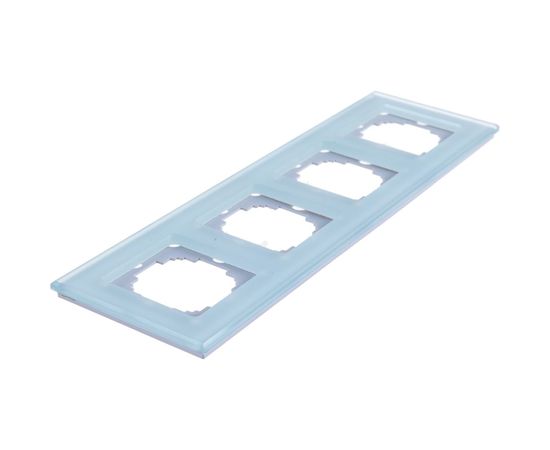 Рамка Nilson Selene 4-ая стекло белый 23WH0094 