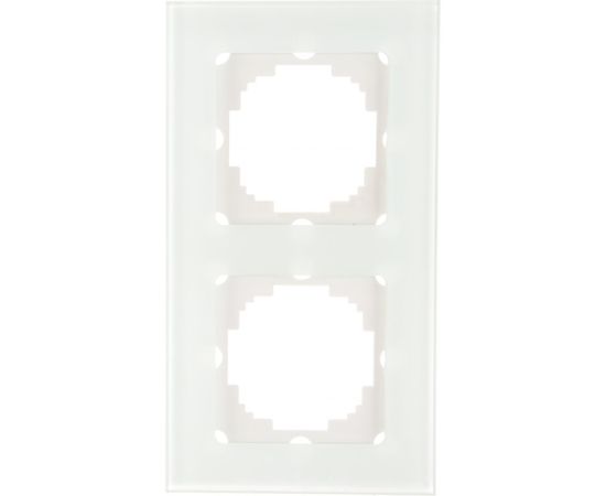 Рамка Nilson Selene 2-ая стекло белый 23WH0092 