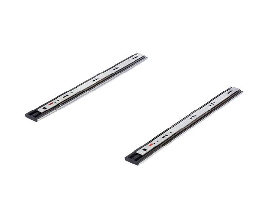Шариковые направляющие SAMET SO CLASS накладные, высота 46 мм, с доводчиком, 450 мм СТ-00001291 