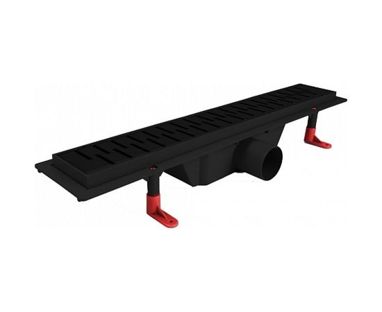 Душевой лоток 500мм Miano MEDIUM BLACK EDITION, D50 MS-50MB 