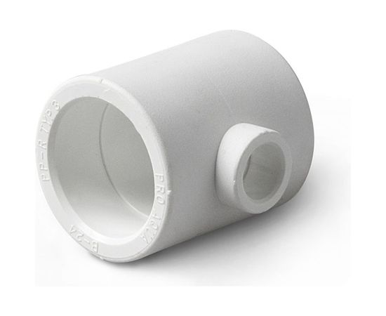 Переходной тройник PRO AQUA PP-R белый 63-32-63 мм PA14563Pb 