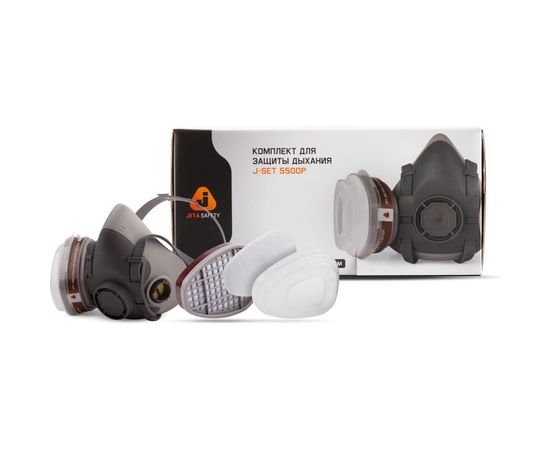 Комплект для защиты дыхания Jeta Safety J-SET размер М/средний 5500PК-M 