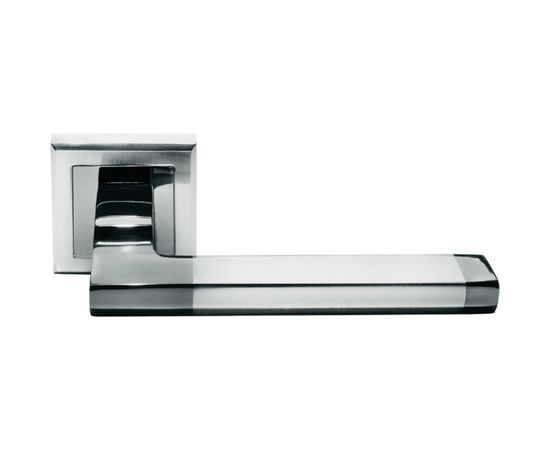 Дверная ручка MORELLI "Pants", цвет-бел. никель/черн. никель DIY MH-35 SN/BN-S 9010559 