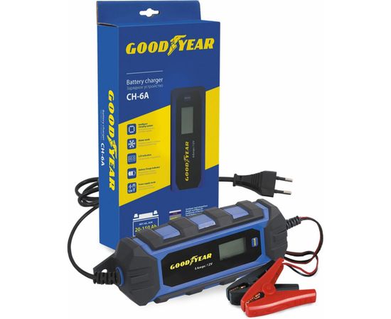 Электронное зарядное устройство для свинцово-кислотных аккумуляторов Goodyear CH-6A GY003002 