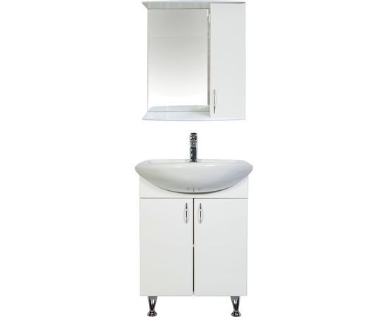 Напольная тумба с раковиной Orange Роса белый глянец Ro-50TUW+RA – изображение 4