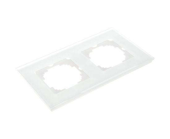 Рамка Nilson Selene 2-ая стекло белый 23WH0092 – изображение 2