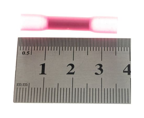 Изолированная соединительная гильза REXANT, термоусаживаемая, L-37 мм, 0.5-1 мм.кв, красная 08-0718 – изображение 5