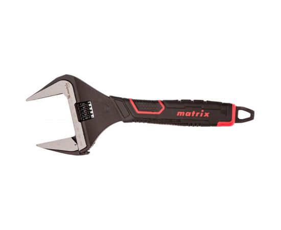 Разводной ключ MATRIX PRO тонкие губки фосфатированный 2-х компонентная рукоятка 300 мм 15579 – изображение 2