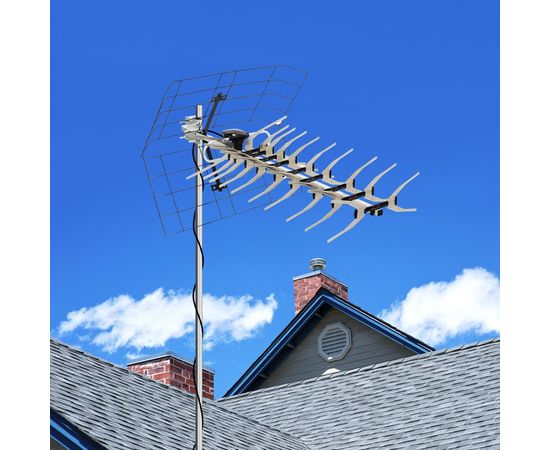 ТВ антенна REXANT наружная, Активная, для аналогового и цифрового ТВ - DVB-T2 RX-413-1, пакет 34-0413-1 – изображение 2