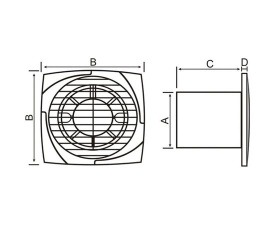 Вентилятор MTG A100S-K с клапаном 19621A – изображение 2