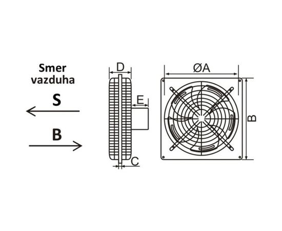 Многофункциональный металлический вентилятор MTG MF300G-34 B 22438 – изображение 2