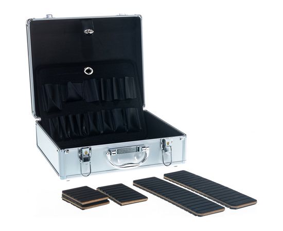 Ящик-чемодан алюминиевый для инструмента (340x280x120 мм) FIT 65610 – изображение 4