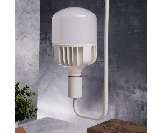 Светодиодная высокомощная лампа REXANT 100 Вт, E27, с переходником, E40, 9500 Лм, 6500K, холодный свет 604-072 – изображение 7