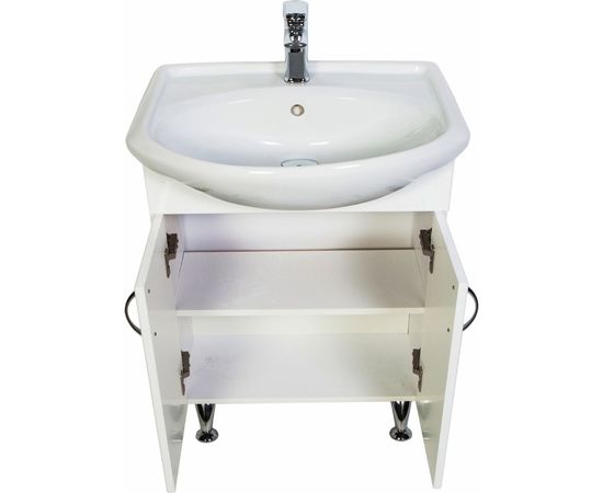 Напольная тумба с раковиной Orange Роса белый глянец Ro-50TUW+RA – изображение 3