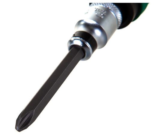 Ударная отвертка с битами Jonnesway AG010055A SL 8,10мм PH# 2,3 36мм и PH# 2,3 80мм, 7 пр. 48649 – изображение 2