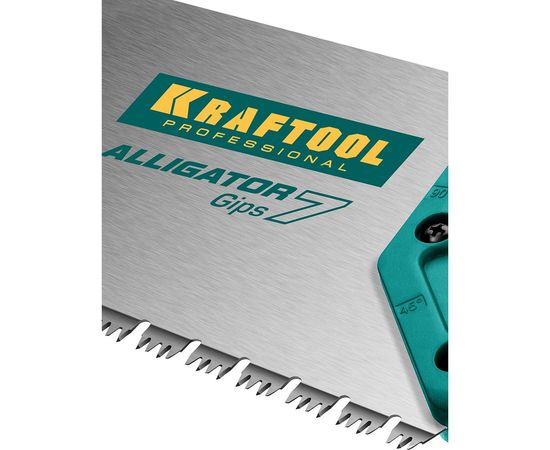 Ножовка для гипса Kraftool Alligator GIPS, 550 мм, 7 TPI специальный зуб, 15210 – изображение 2