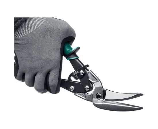 Ножницы по металлу Kraftool Alligator, правые удлинённые, Cr-Mo, 280 мм 2328-RL – изображение 3