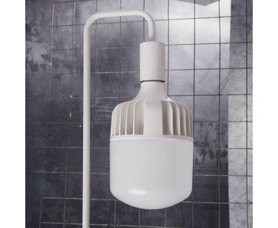 Светодиодная высокомощная лампа REXANT 100 Вт, E27, с переходником, E40, 9500 Лм, 6500K, холодный свет 604-072 – изображение 6