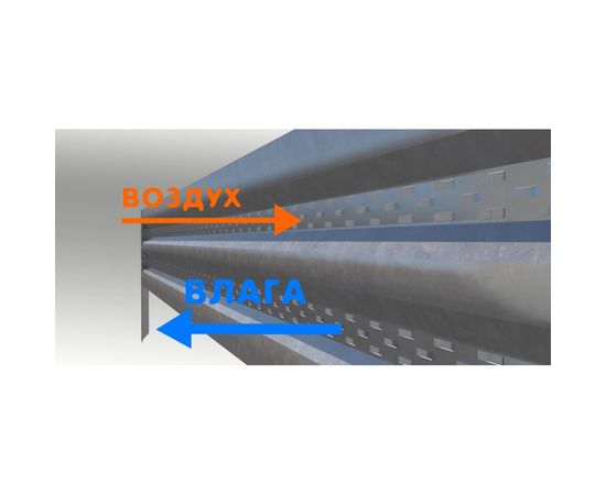 Оцинкованный добор PERFO-ГРЯДКА 1x1 м RALL 6005 DR161010 – изображение 4