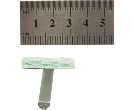 Самоклеющиеся металлические площадки REXANT с клипсой под шлейф ПКШМ 30x20 мм, упаковка 100 шт. 07-2430 – изображение 3