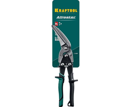 Ножницы по металлу Kraftool Alligator, правые удлинённые, Cr-Mo, 280 мм 2328-RL – изображение 2