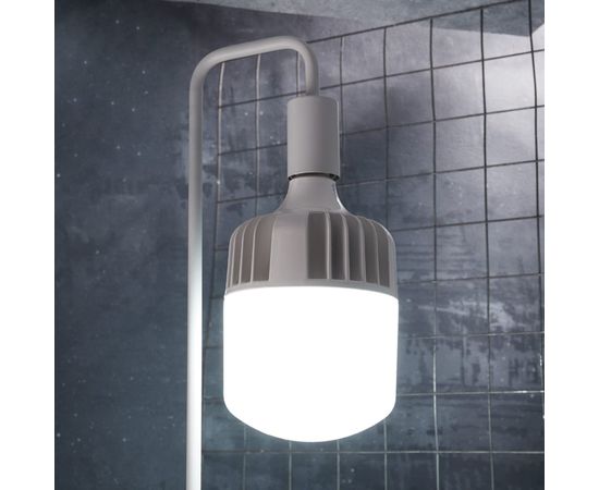 Светодиодная высокомощная лампа REXANT 100 Вт, E27, с переходником, E40, 9500 Лм, 6500K, холодный свет 604-072 – изображение 5