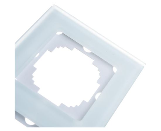 Рамка Nilson Selene 4-ая стекло белый 23WH0094 – изображение 2