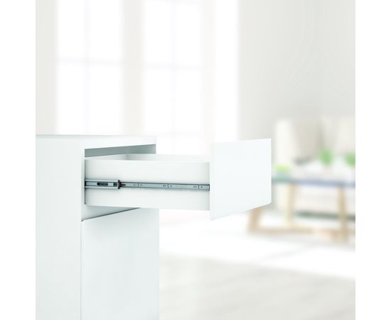 Шариковые направляющие SAMET SO CLASS накладные, высота 46 мм, с доводчиком, 500 мм СТ-00001292 – изображение 5