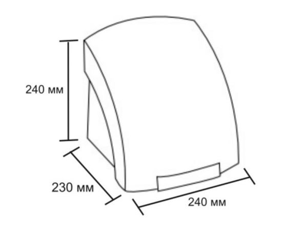 Сушилка для рук CONNEX HD-1800 456177 – изображение 5