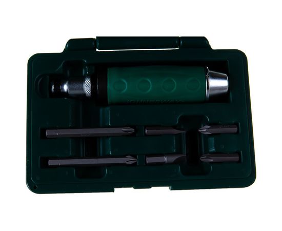 Ударная отвертка с битами Jonnesway AG010055A SL 8,10мм PH# 2,3 36мм и PH# 2,3 80мм, 7 пр. 48649 – изображение 6