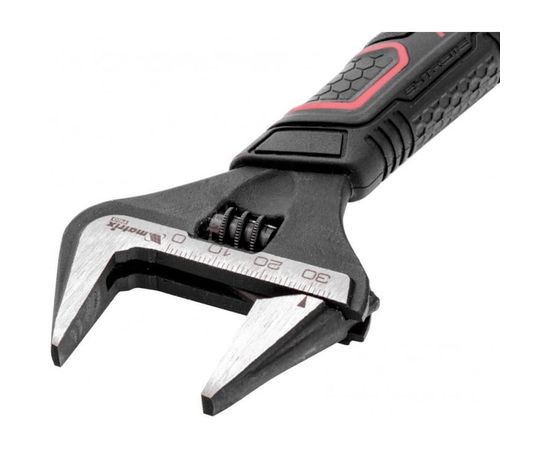 Разводной ключ MATRIX PRO тонкие губки фосфатированный 2-х компонентная рукоятка 300 мм 15579 – изображение 3