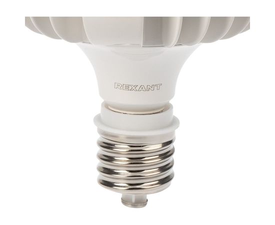 Светодиодная высокомощная лампа REXANT 100 Вт, E27, с переходником, E40, 9500 Лм, 6500K, холодный свет 604-072 – изображение 9