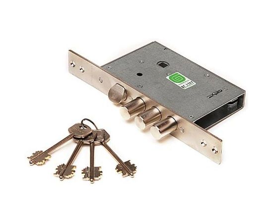 Врезной замок ГАРДИАН 3011-4 кл дл.кл. /ЗК.303Н-01/ 19025 