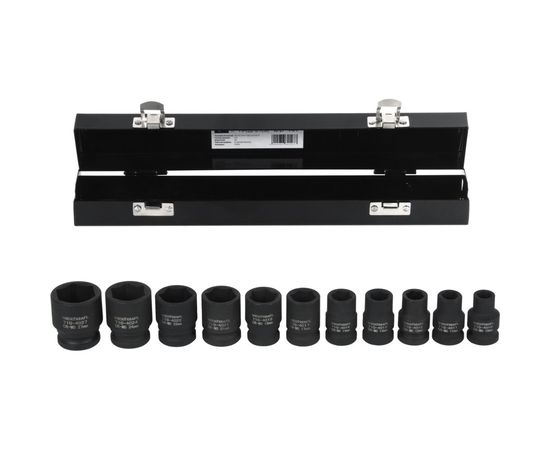 Набор головок ударных (10-27 мм; 1/2"; 11 шт.) WIEDERKRAFT WDK-710 