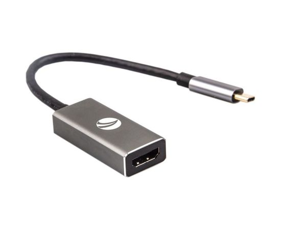 Aдаптер VCOM USB 3.1 Type-C/m --HDMI A/f 4K@60Hz, Aluminum Shell, CU423T 