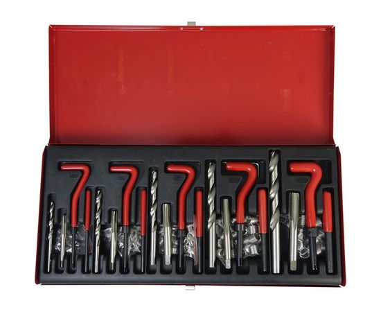 Набор для восстановления резьбы WIEDERKRAFT M5 - 12, 131 предмет 