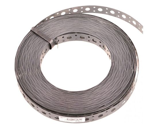 Монтажная перфорированная лента ГОСКРЕП оцинкованная, прямая 0,7х20 Бухта 25 м 13-0019650 