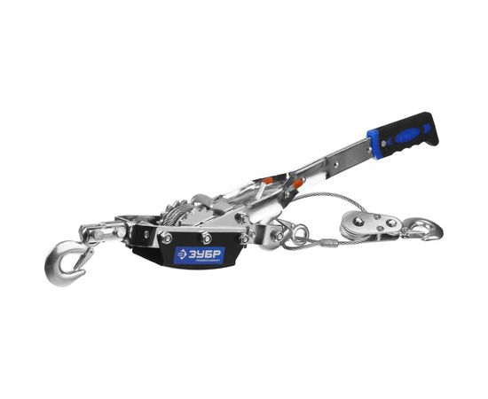 Ручная рычажная лебедка Зубр ПРОФЕССИОНАЛ тросовая 4 т 3 м в сумке 43105-4-K 