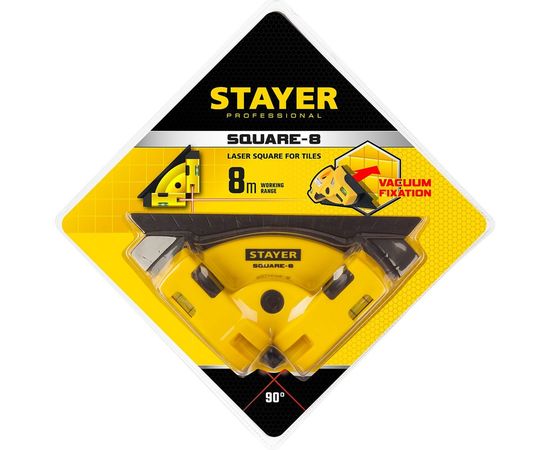 Лазерный угольник для кафеля STAYER SQUARE-8 34928 – изображение 7