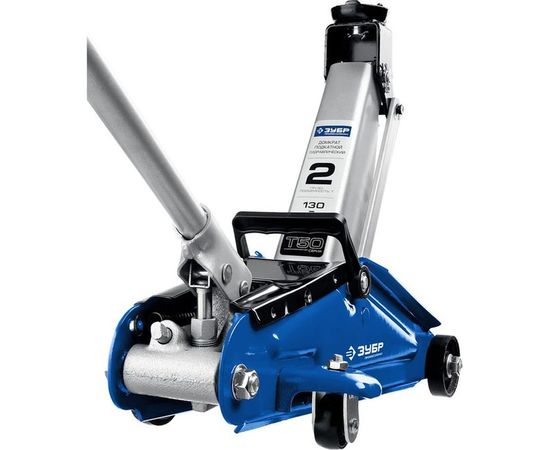 Гидравлический подкатной домкрат 2т, 130-380мм, в кейсе, ЗУБР Профессионал T50 43052-2-K – изображение 3