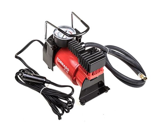 Металлический компрессор 30 л/мин в прикуриватель SKYWAY ТОРНАДО АС-580 S02001019 – изображение 3