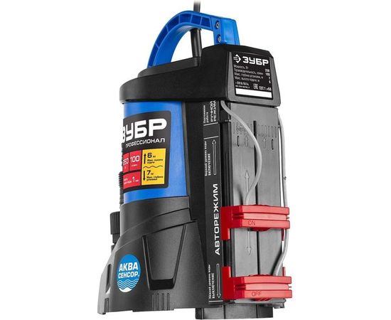 Погружной дренажный насос для чистой воды Зубр Профессионал Т7 АкваСенсор НПЧ-Т7-250 – изображение 3