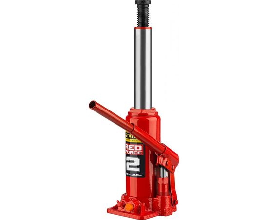 Гидравлический бутылочный домкрат STAYER RED FORCE, 2т, 181-345 мм, в кейсе, 43160-2-K 43160-2-K_z01 – изображение 8